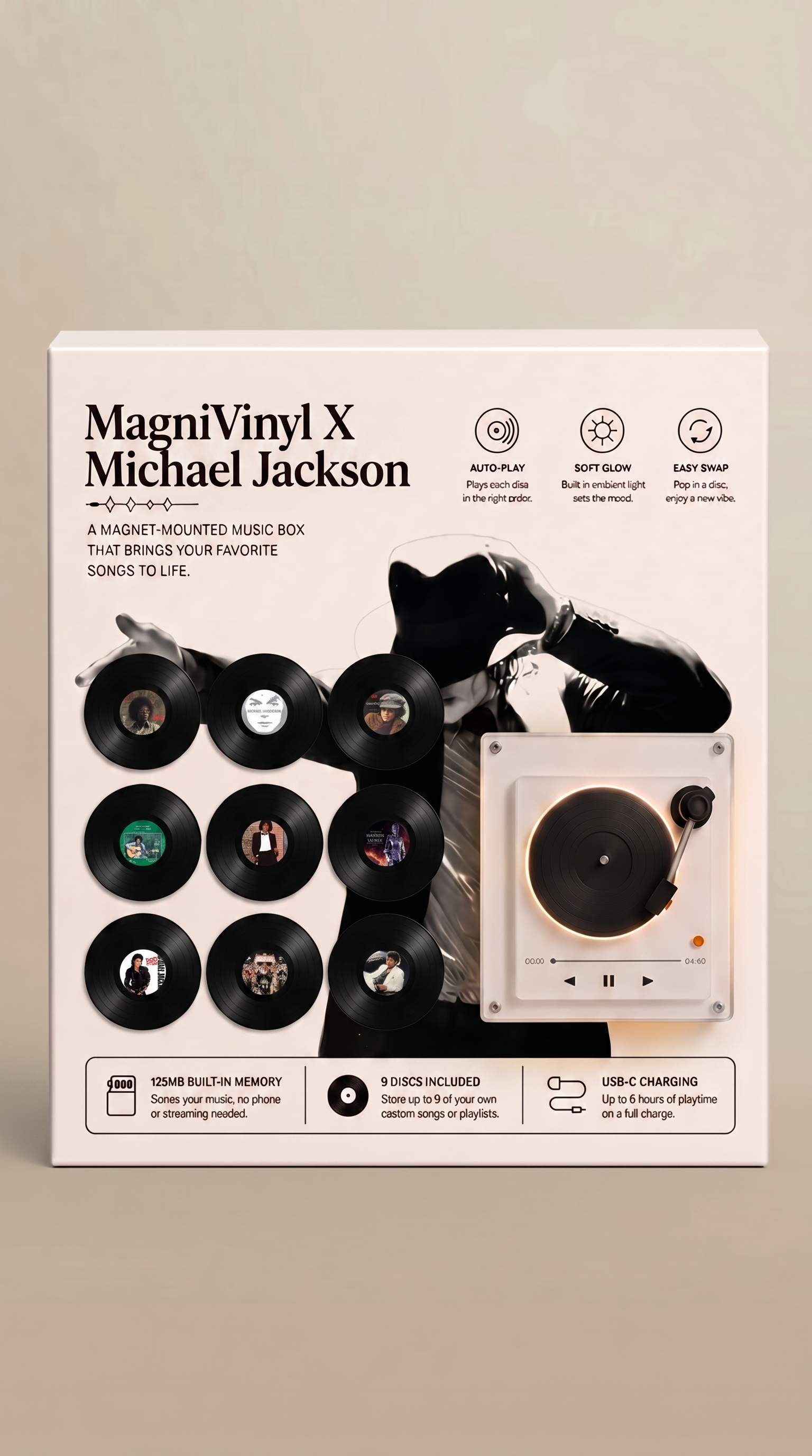 Michael Jackson (9 discs included) – MagniVinyl Michael Jackson (9 discs included) – MagniVinyl