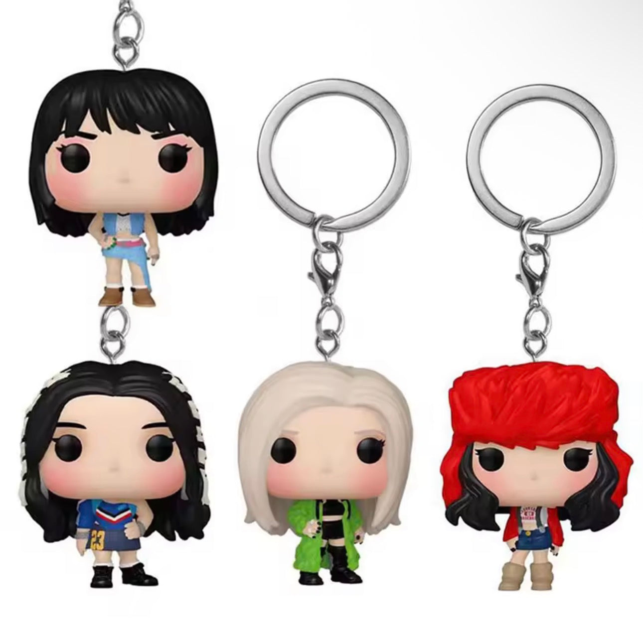Black Pink Mini Keychains