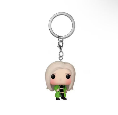 Black Pink Mini Keychains