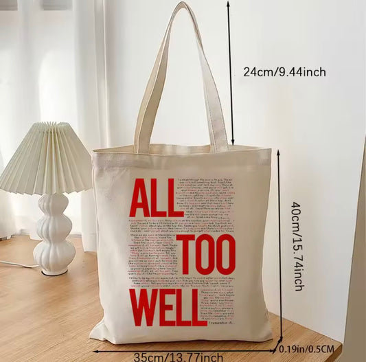 ALL TOO WELL TOTE BAG